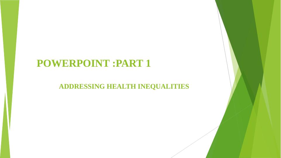 Addressing Health Inequalities_1