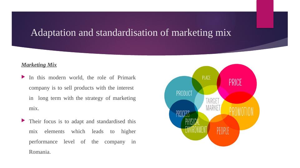 Adaptation and Standardisation of Marketing Mix - Primark, Romania_2