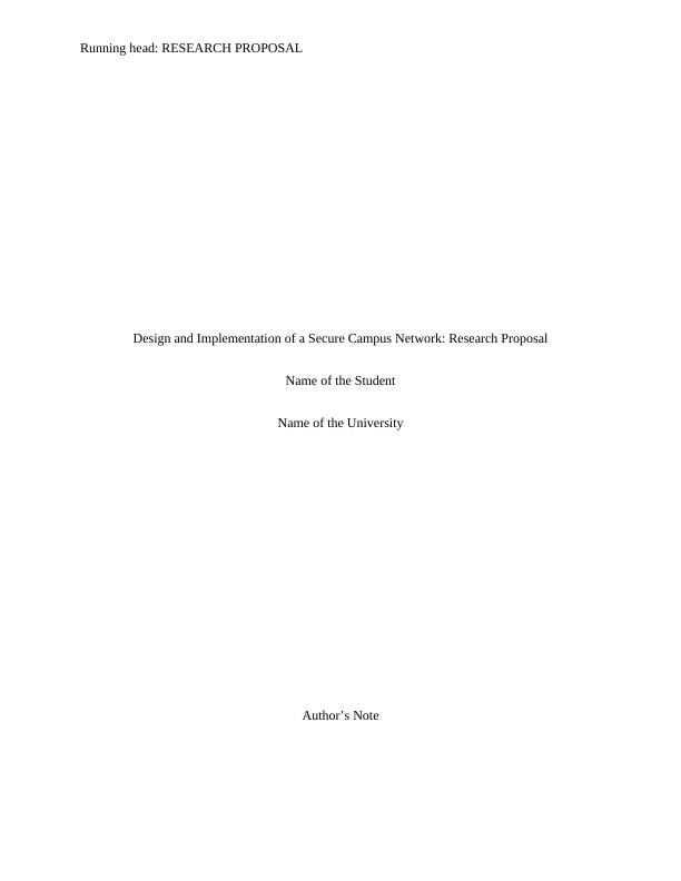 Design and Implementation of a Secure Campus Network_1
