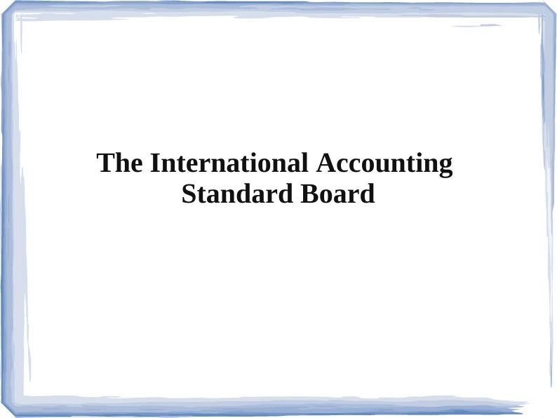 International Accounting Standard Board_1