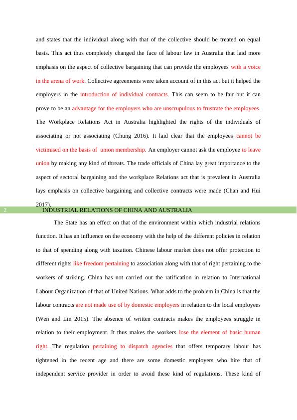Industrial Relations of China and Australia Assignment PDF_3