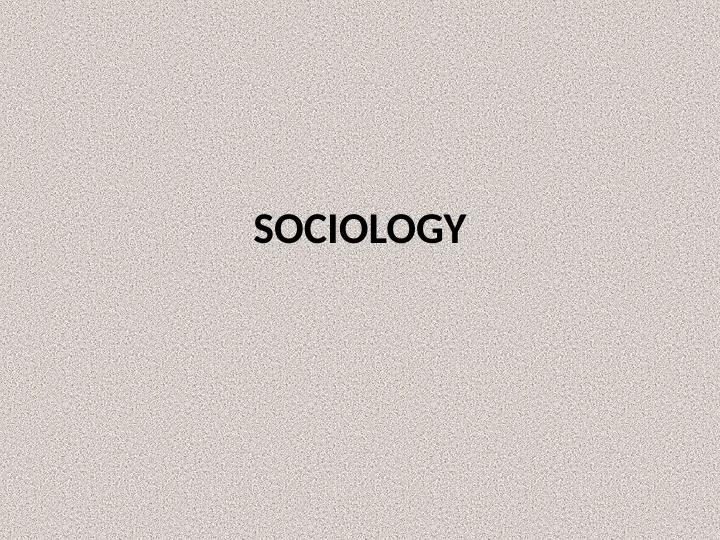 Family and Sociology_1