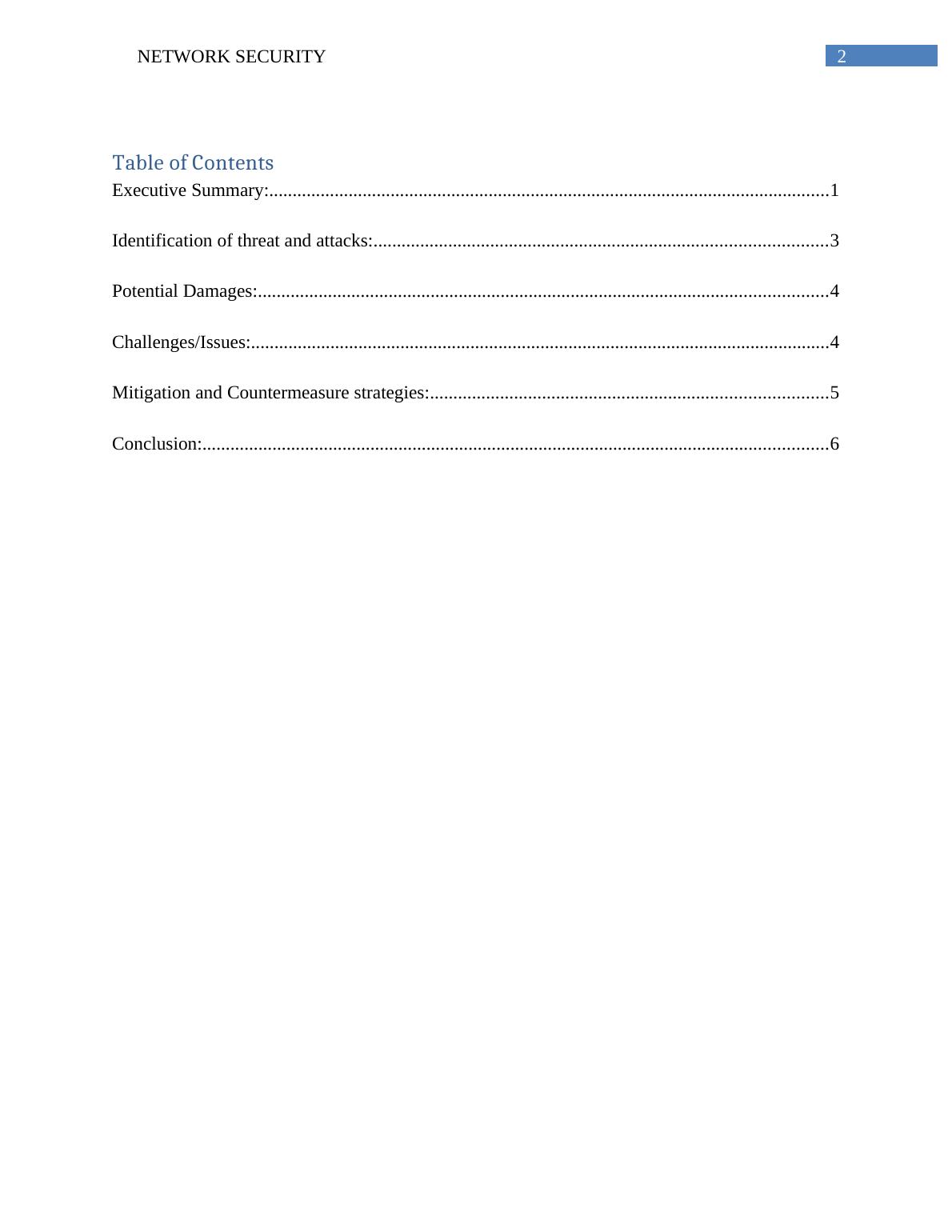 network security assignment sample