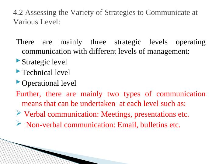 Assessing Strategies for Communication at Various Levels_2