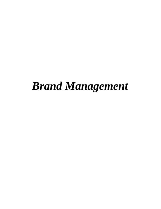 Brand Management of Apple Inc - Assignment_1