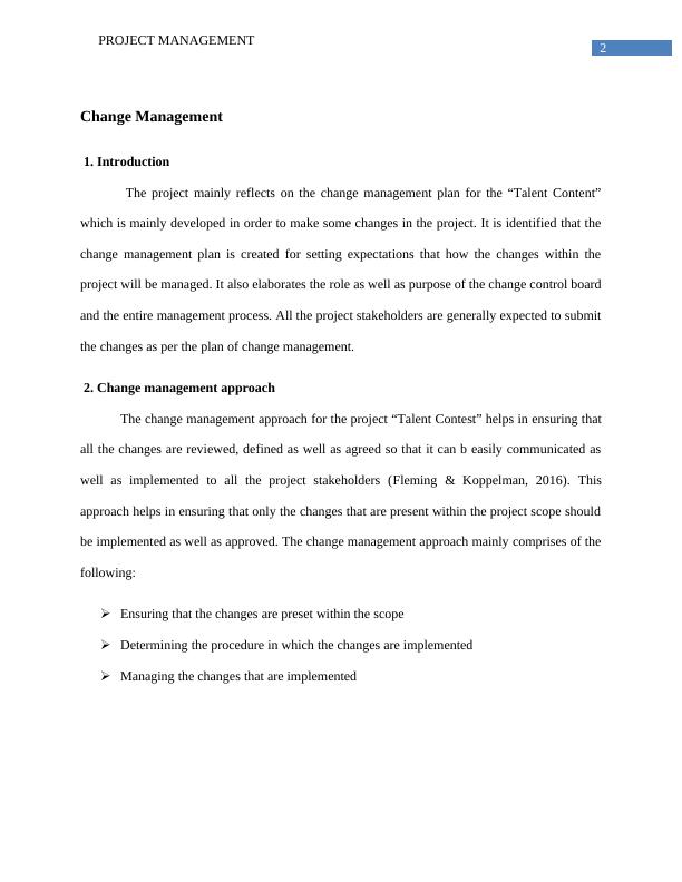 Project on Change Management Plan_3