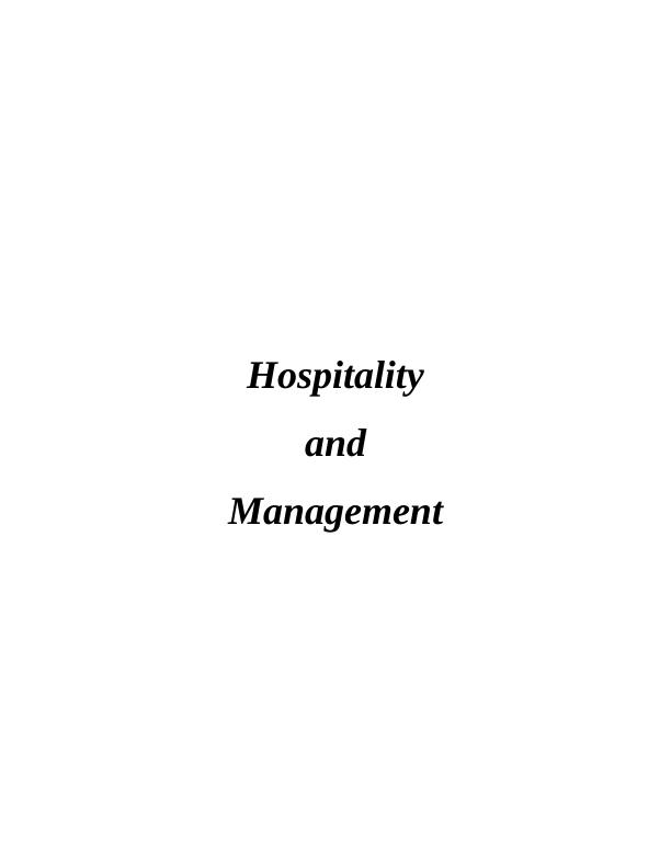 Hospitality and Management_1