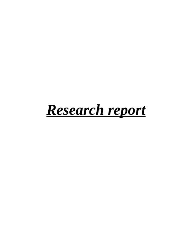 Research report of a topic of your choice_1