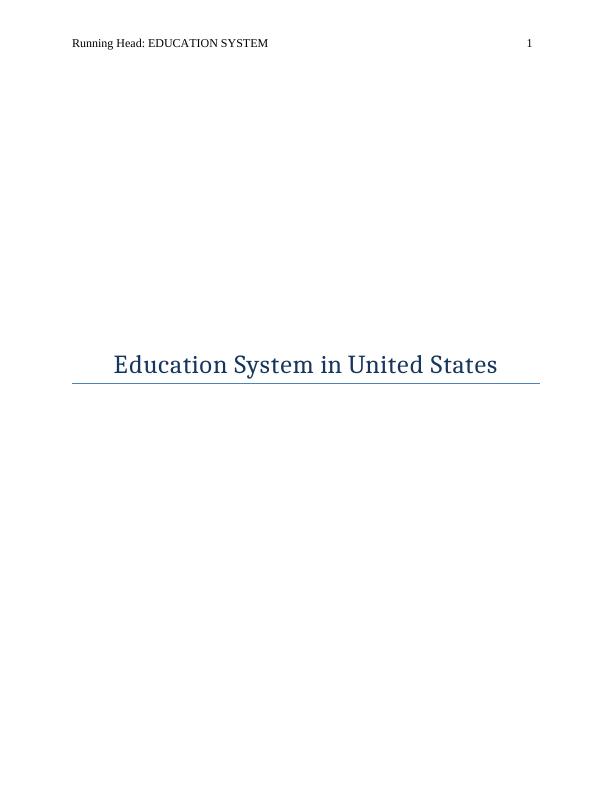 Education System Assignment Solved_1