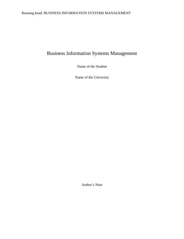 Business Information Systems Management_1