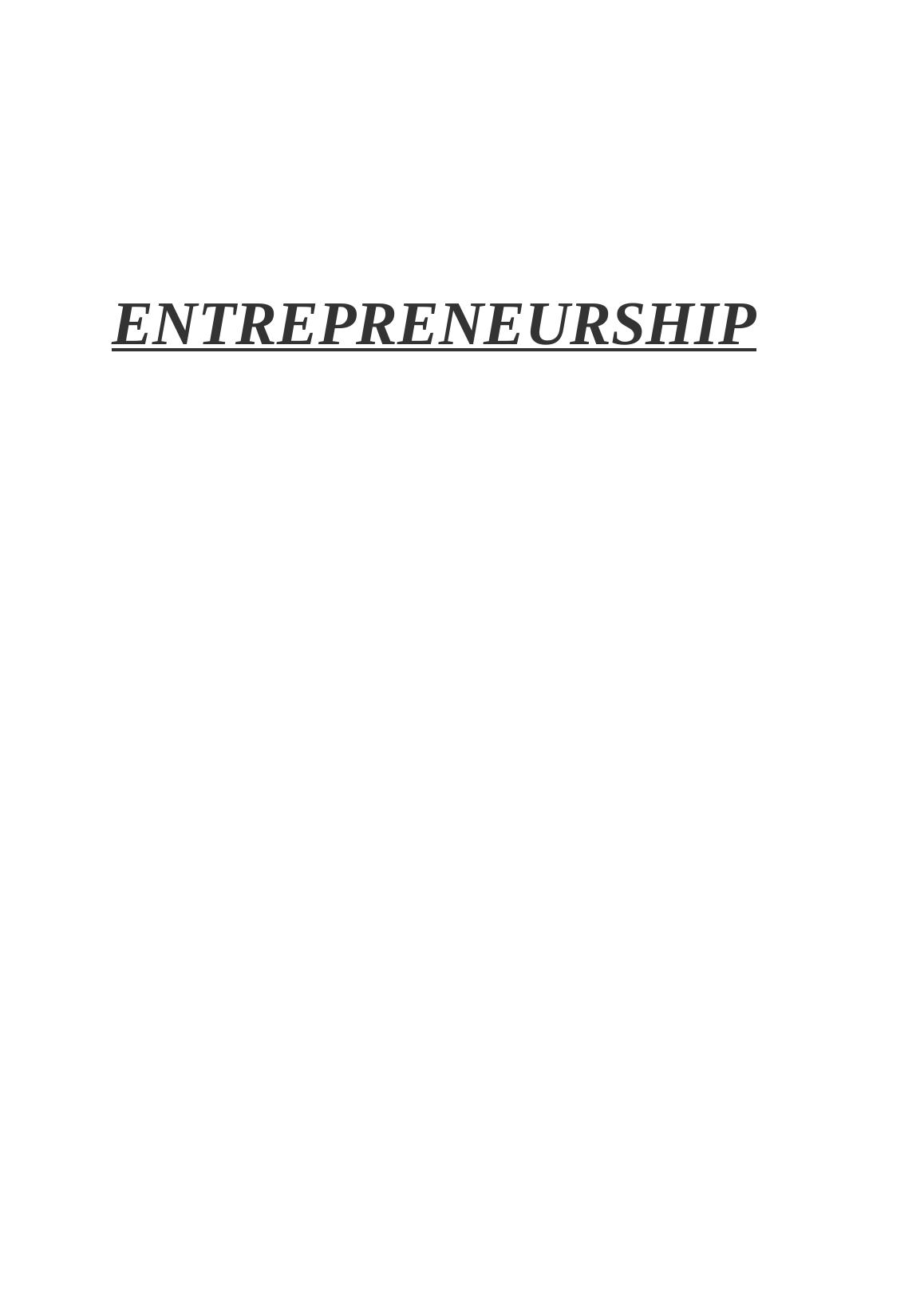 Entrepreneurship Personalities - Assignment_1