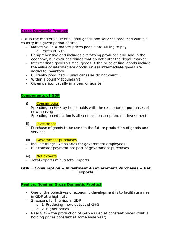 Economic Environment Learning objectives Assignment PDF_3