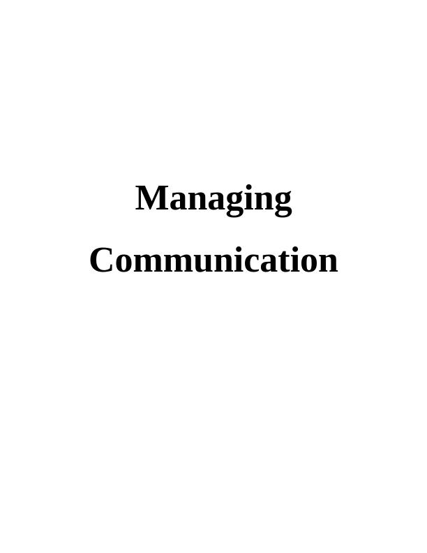 Managing Communication Theories - Aldi_1