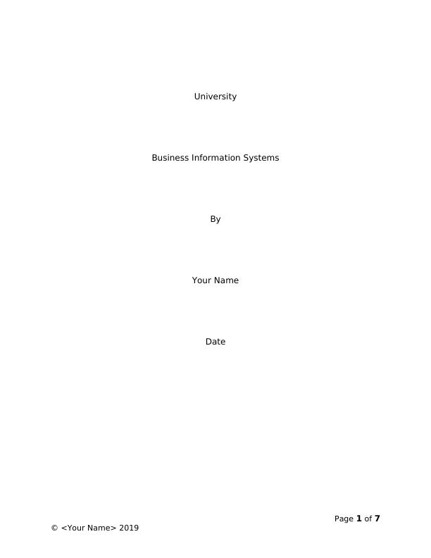 Business Information Systems Task 2022_1