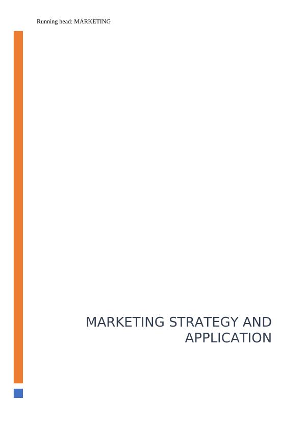 Report on Marketing Strategy Support