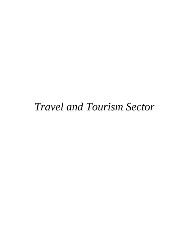 Travel & Tourism Sector Essay_1