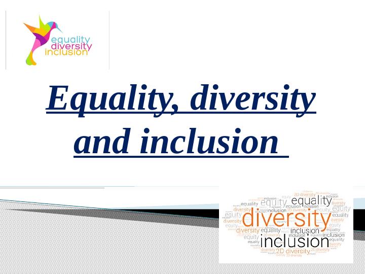 Equality, Diversity and Inclusion in Health and Social Care_1