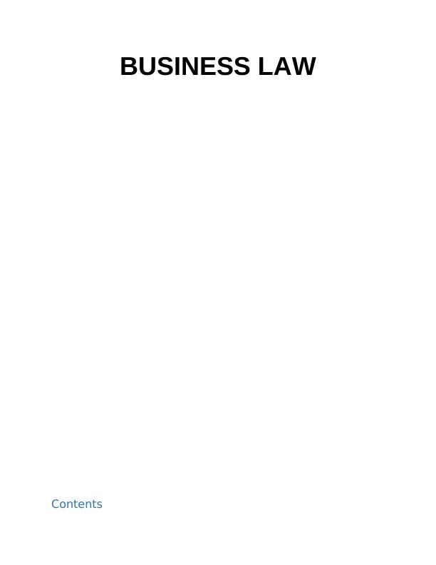 (doc) Assignment on Business Law_1
