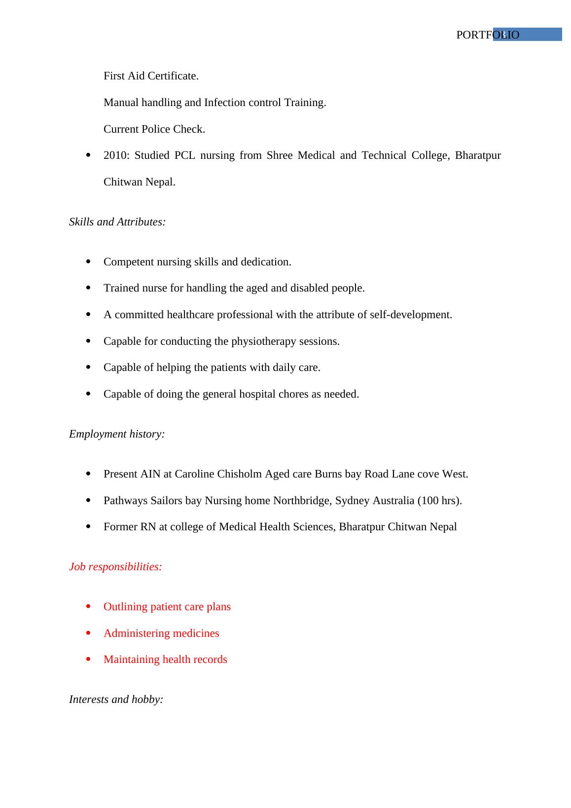 401007 Portfolio Profile of Nursing Student_3