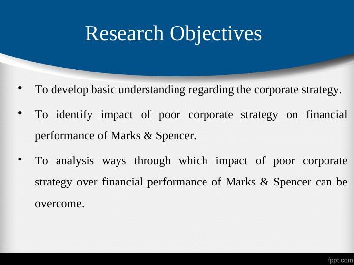 Impact of Poor Corporate Strategy on Financial Performance of Marks & Spencer_4