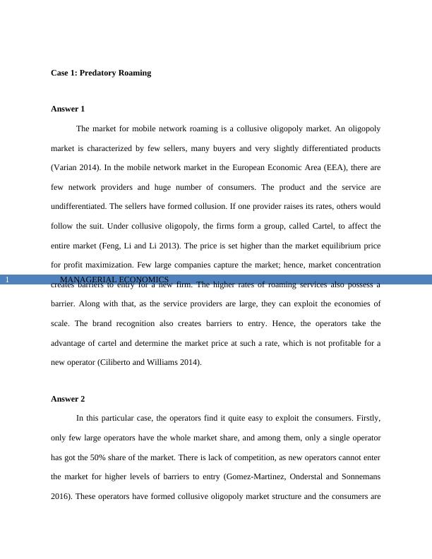 (PDF) Managerial Economics Assignment_2