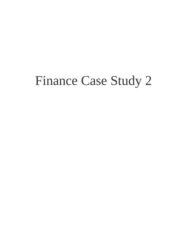 Assignment on Finance - Master Ltd_1