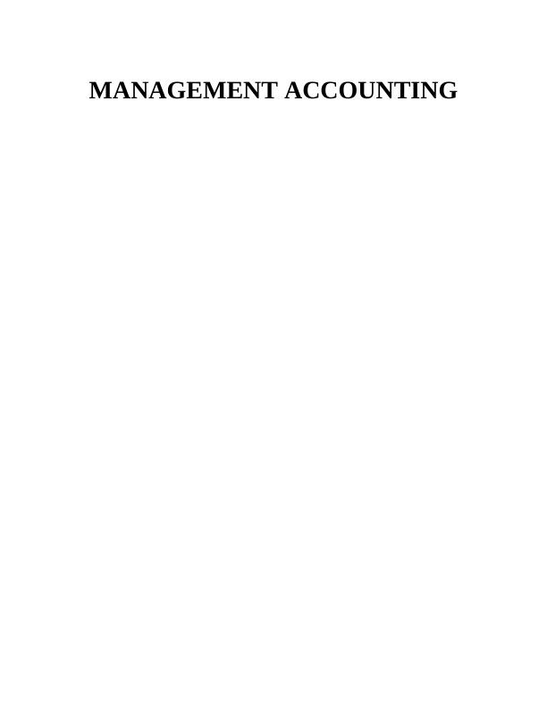 MANAGEMENT ACCOUNTING TABLE OF CONTENTS_1