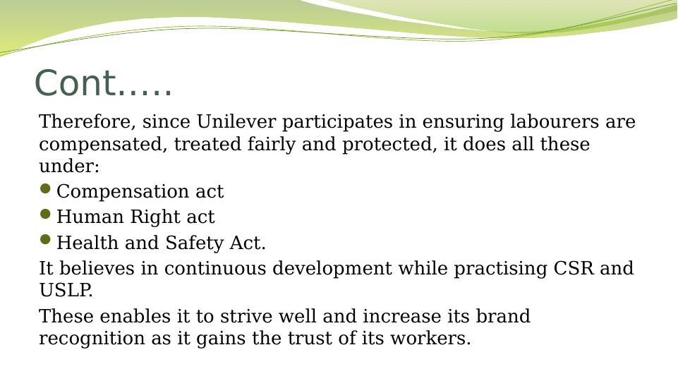 Case study on ethical labor practices in Unilever_4