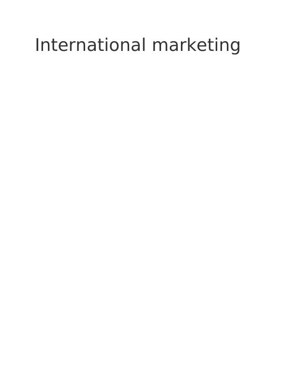 Scope and Key Concepts of International Marketing M&S_1