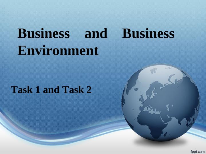 Business and Environment: Types, Sizes, and Functions of Organizations_1