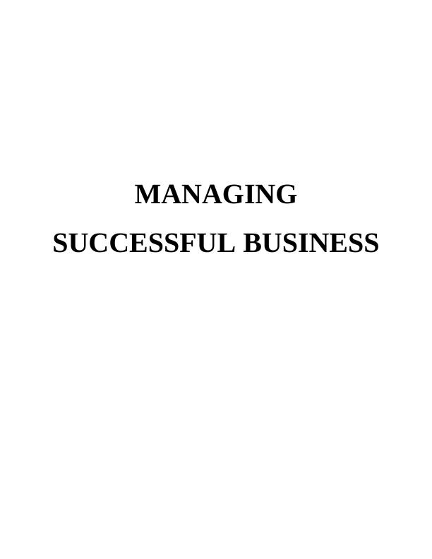 Managing Successful Business - John Lewis_1
