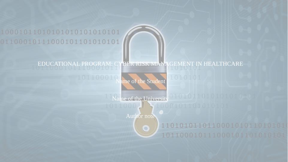 Cyber Risk Management in Healthcare_1
