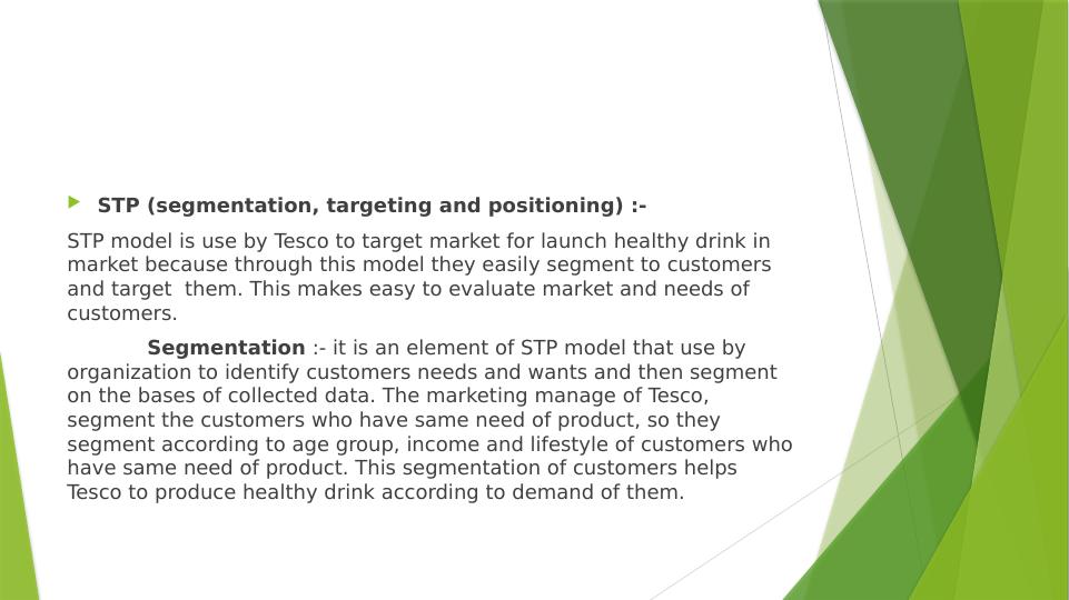 Marketing Essentials: Tesco's Basic Marketing Plan for Healthy Drink_6