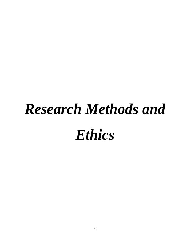 Research Methods and Ethics_1