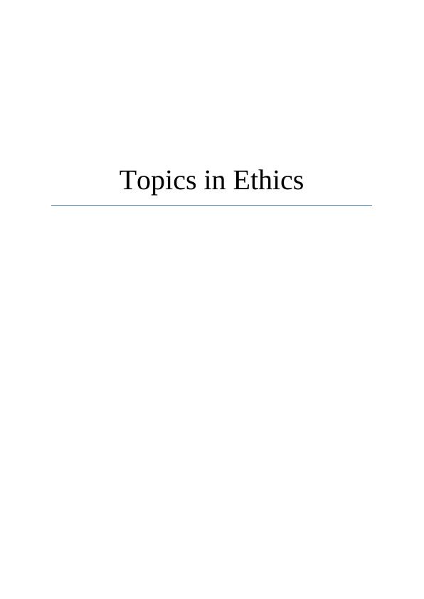 Ethical  issues  Assignment PDF_1