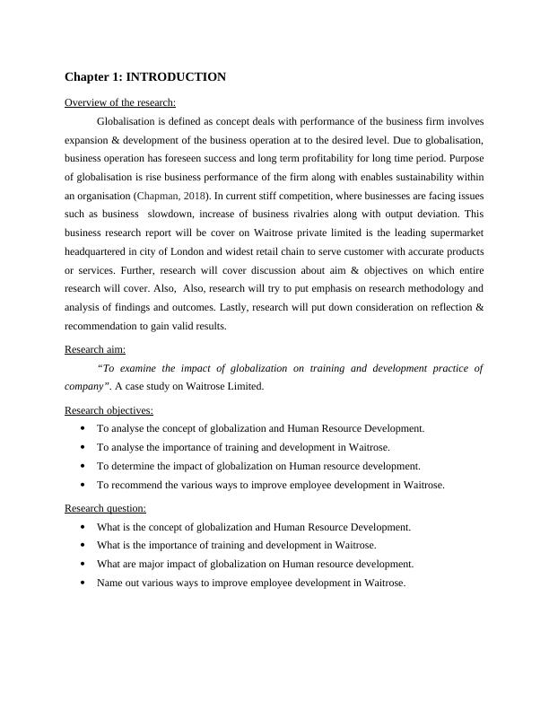 Business Research Assignment Sample - Doc_3