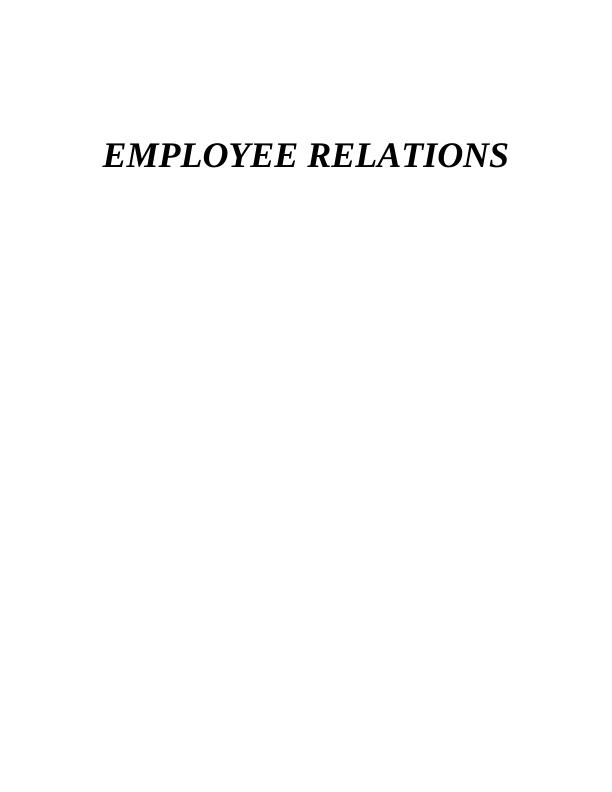 Employee Relations in NHS - Report_1