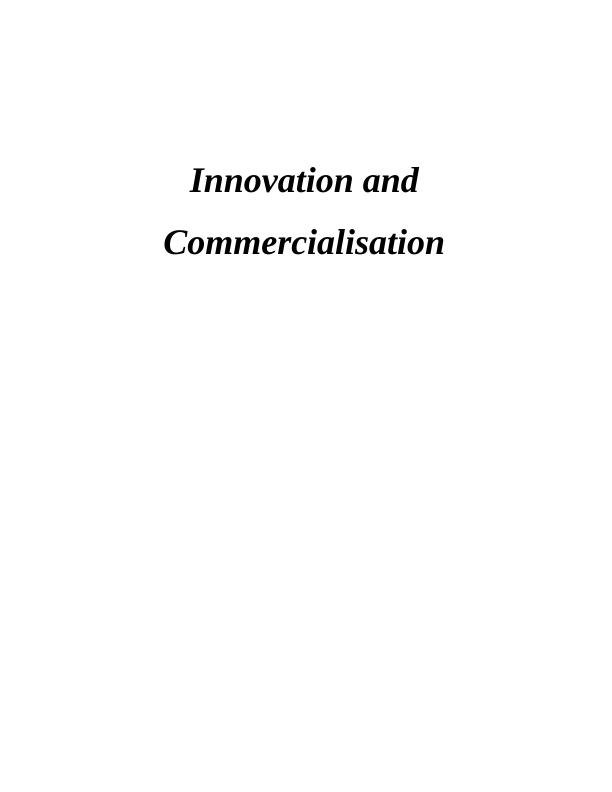 Report on Aspects of Invention and Innovation in Small Business Organisation_1