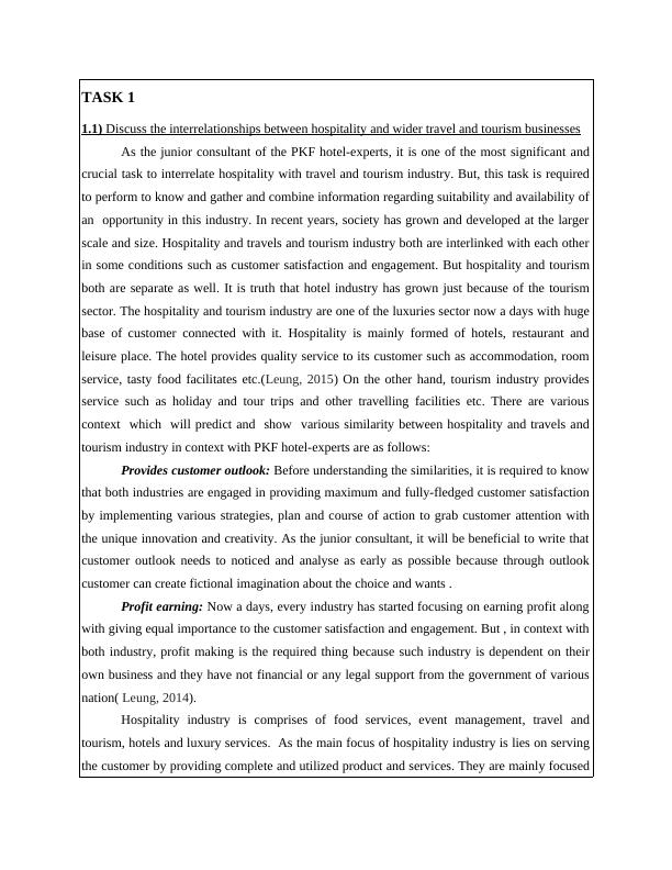 Hospitality Provision in Travel & Tourism Sector PDF_4