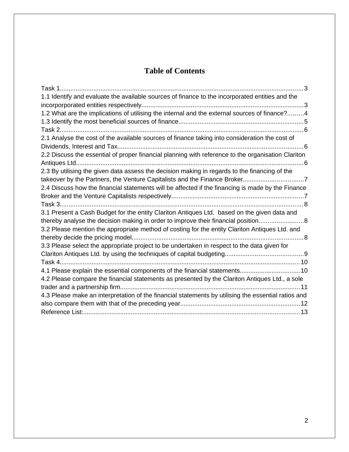 (Solved) Sources of Finance - PDF_2
