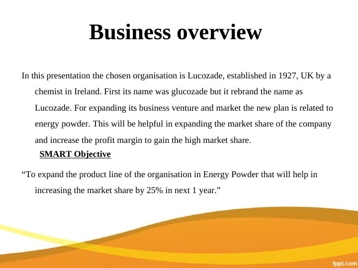 Business Plan on Lucozade_3