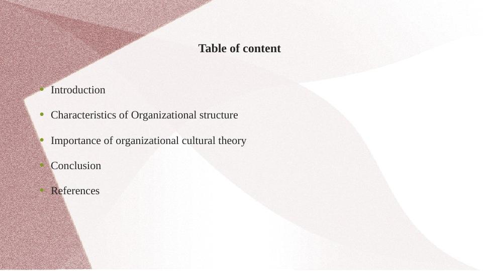 Organisational Behaviour: Different Organizational Structures and Cultural Theory_2