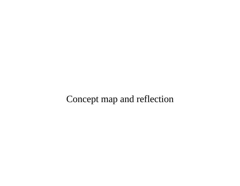 Concept Map and Reflection_1