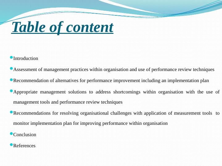 Food Service Management