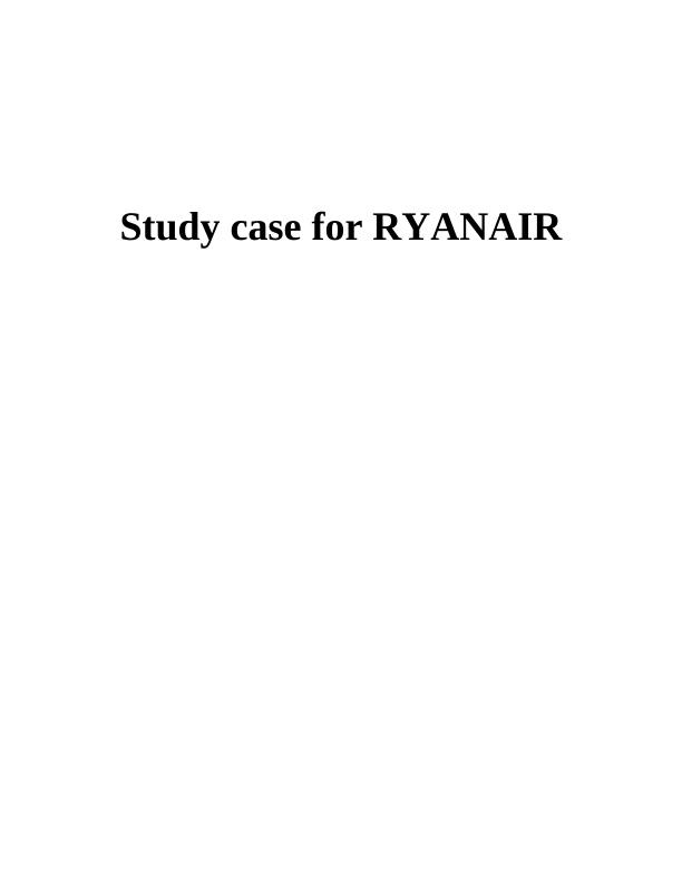 Study Case for Ryanair_1