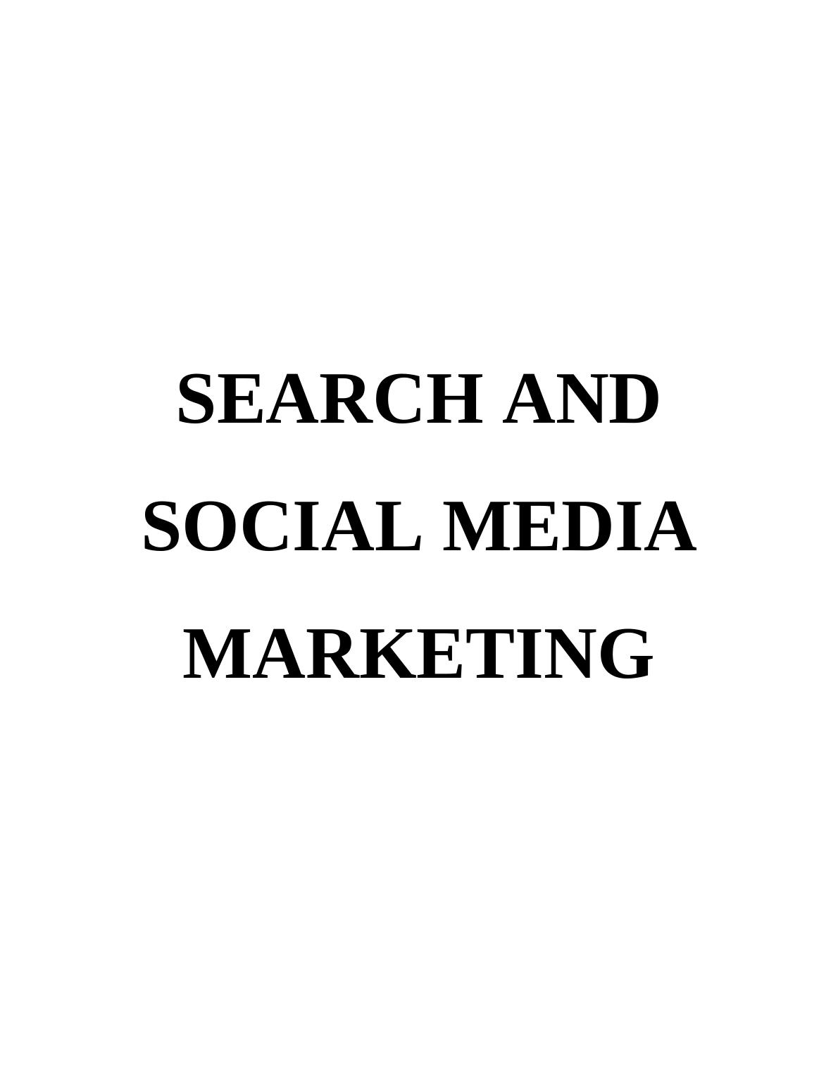 social media marketing assignment pdf