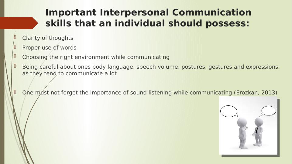 IMPORTANCE OF INTERPERSONAL COMMUNICATION How it impacts career