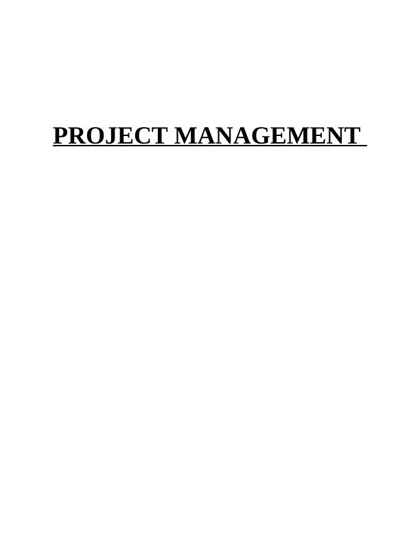 Project Management for Organizing Indoor Sporting Event_1