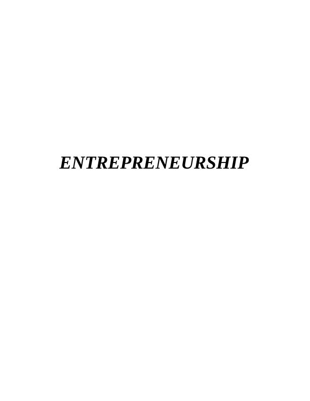 [PDF] Introduction to Entrepreneurship : Assignment_1