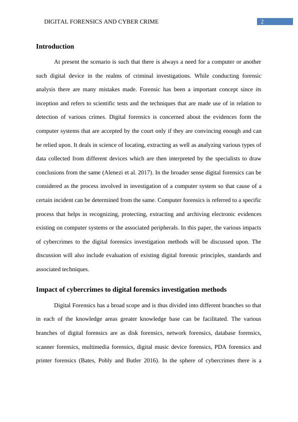 Digital Forensics and Cyber Crime | Discussion_3
